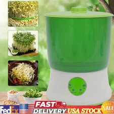 Automatic Bean Sprouts Machine Thermostat 2 Layer Bean Sprouter Seed Sprout Make