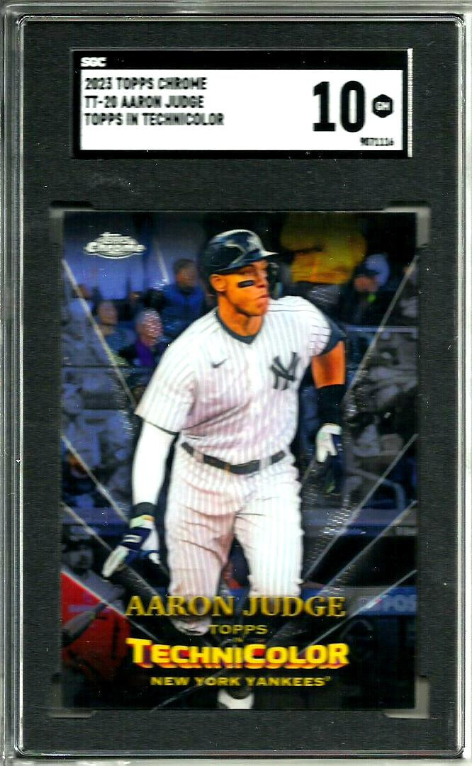 2023 Topps Chrome Aaron Judge Topps In Technicolor #TT-20 SGC 10 GEM MINT