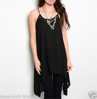 chinese dress ladies Black Tunic Flare Dress with Velvet Trim Black / Xs / H22103