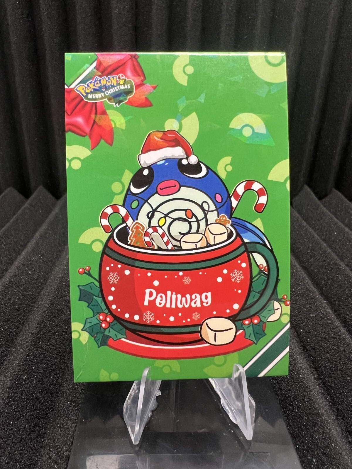 Poliwag - Cracked Ice Holo - Christmas Card Database - Pokemon NM