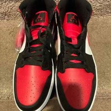 Red and Black Air Jordan Shoes