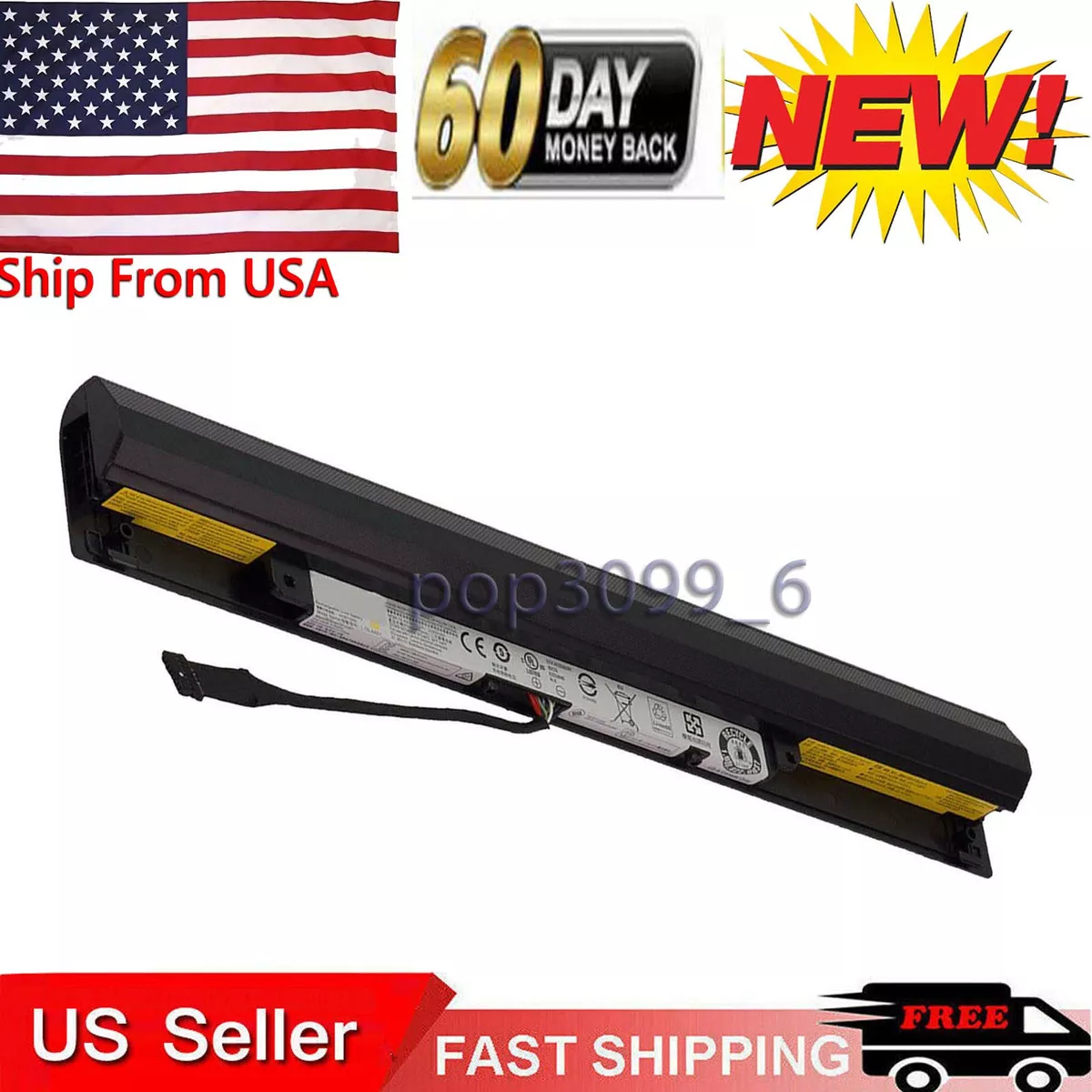 Fortløbende Fantasifulde Produktiv New L15L4A01 L15S4A01 Battery for Lenovo IdeaPad 300-15IBR 300-15ISK | eBay Fortløbende Fantasifulde Produktiv New L15L4A01 L15S4A01 Battery for Lenovo IdeaPad 300-15IBR 300-15ISK | eBay