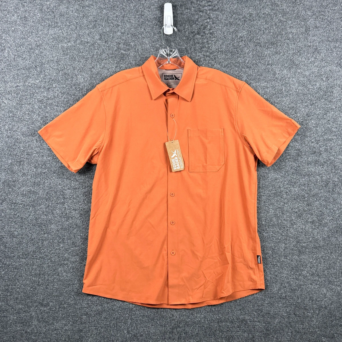 Camisa Hombre Eddie Bauer Camisa Eddie Bauer Hombre Manga Corta - Tecnología Absorbente Y Fresca Euskadi Camiseta