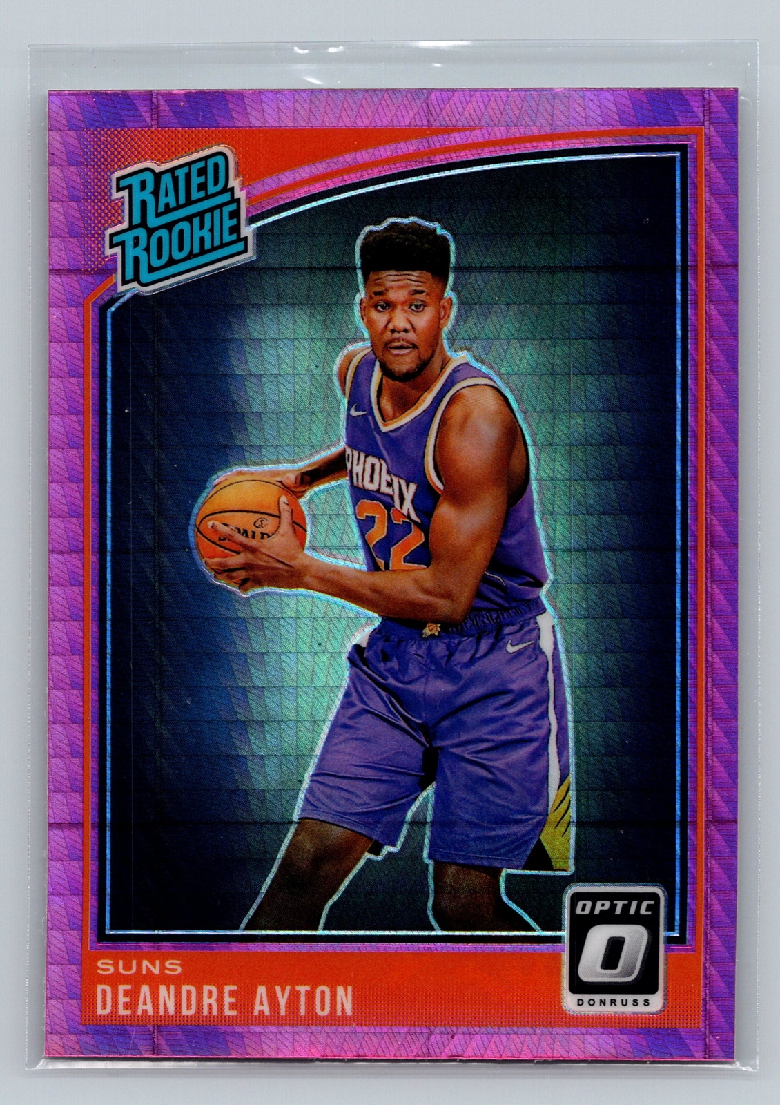 2018-19 Donruss Optic #157 Deandre Ayton Hyper Pink