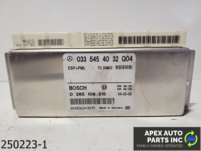 OEM 2003-2006 Mercedes E500 5.0L Bosch ABS control module 033 545 40 32