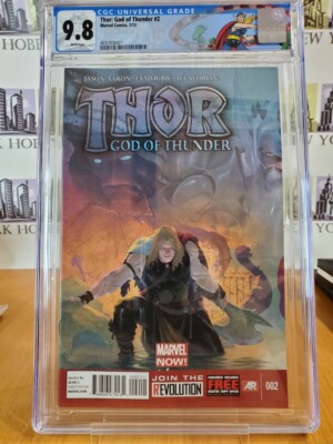 アメコミリーフ Thor: God of Thunder #2 CGC 9.8 THOR GOD OF THUNDER #2 CGC 9.8 MARVEL LABEL | eBay