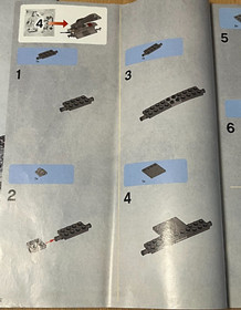 Lego Star Wars 8096 Emperor Palpatine's Shuttle - Manual Instructions 1 & 2 Only