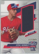 2020 Topps Pro Debut Copa de La Diversion Relics Jose Gomez Phillies RC 212/889
