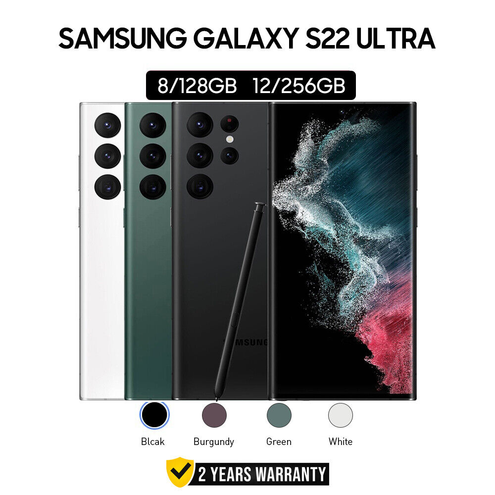 🆕New Samsung Galaxy S22 Ultra 5G SM-S908U 12+256GB FACTORY UNLOCKED Octa-core | eBay 🆕New Samsung Galaxy S22 Ultra 5G SM-S908U 12+256GB FACTORY UNLOCKED Octa-core | eBay
