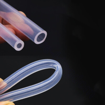 Tuyau Silicone Alimentaire Transparent Souple - Diamètres 0.5-38mm Intérieur, Pour Bière/café