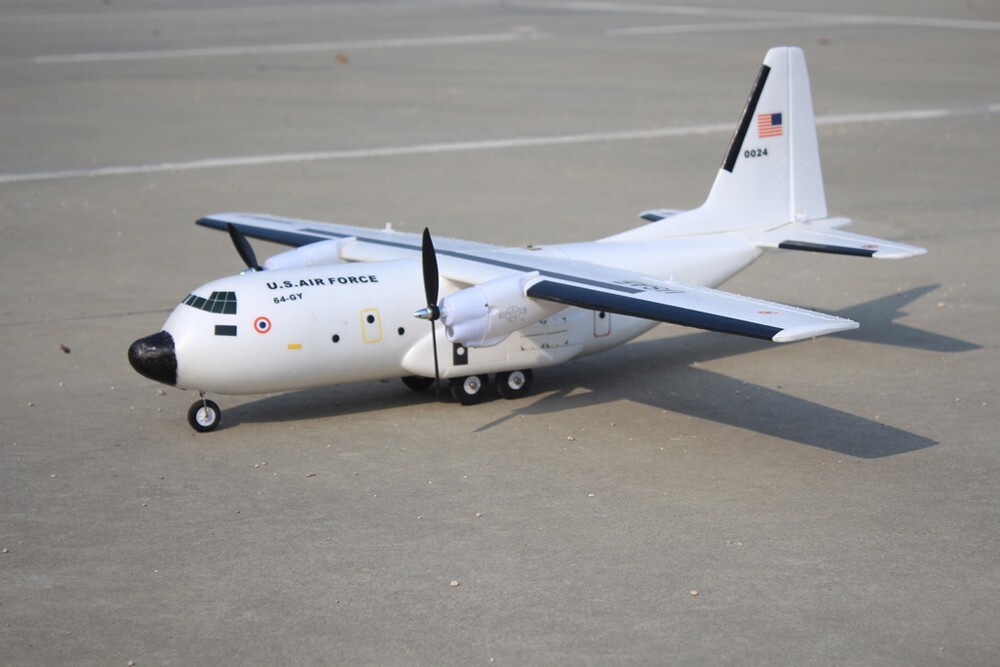 C-160 Cargotrans Twin Hercules 1120mm Wingspan Warbird Transport RC Airplane KIT