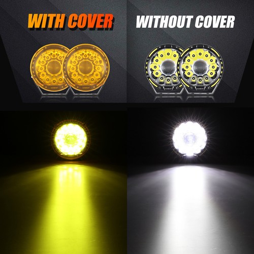AUXBEAM 7" 360-PRO 33332LM Headlights LED Pods Driving Lights Spot & Light Cover - Picture 7 of 20