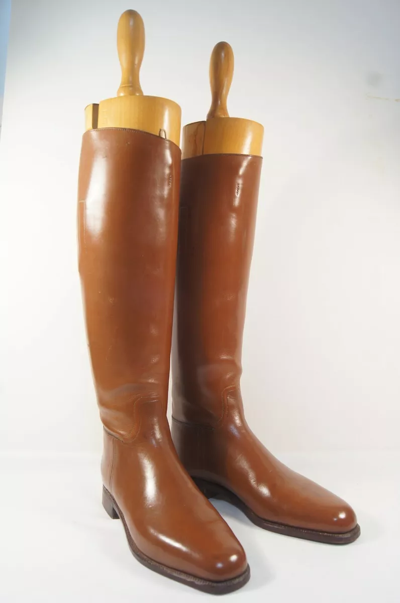 Brown leather riding boots cheap uk