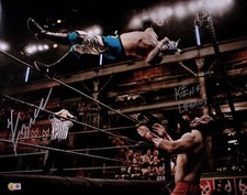 Rey Fenix King Cuerno Signed 16x20 Photo BAS COA Underground Lucha Libre AAA AEW