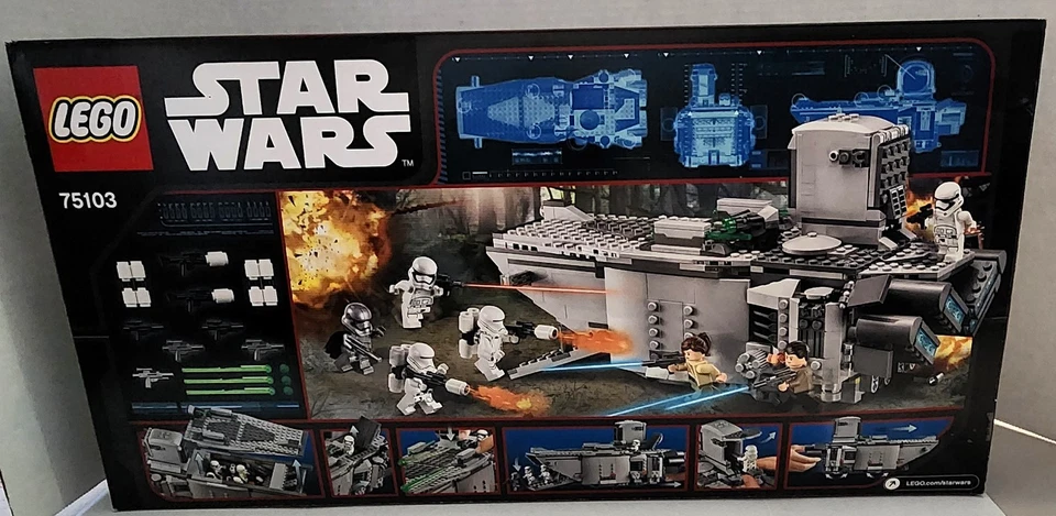 Lego Star Wars 75103 ~ FIRST ORDER TRANSPORTER ~ NISB retired CAPTAIN PHASMA - Image 2 of 4