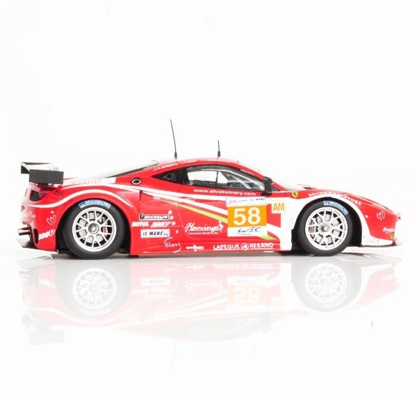 TSM FERRARI 458 ITALIA GTE AM #58 EQUIPO CARRERAS DE LUJO 24H LEMANS 2012 FUJIMI 1:43 Foto 3 de 3