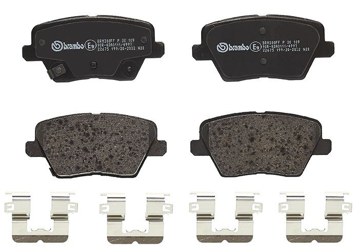 Für BREMBO P 30 109 HAM PADS. TYLNE REAR HYUNDAI/KIA - Bild 5