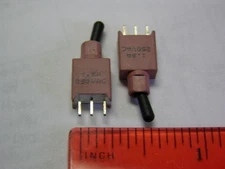 10 SPDT PCB Mount 1.5A 250VAC Ultra-Miniature Toggle Switches .32"Wx.19"Tx.78H