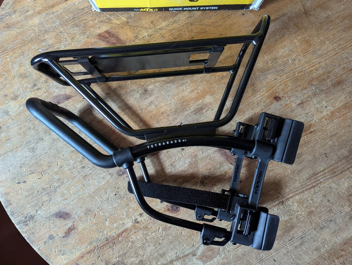 Topeak Tetrarack M1 Mountain Bike Cycle Front Rack - Black missing 3 straps