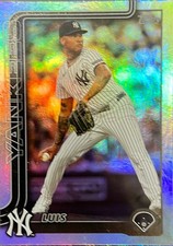 2025 Topps Base Set Series 1#321 Luis Gil Rainbow Foil