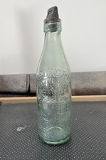 Antique Darlington Mineral Water Bottle Steam Train Theme C1900