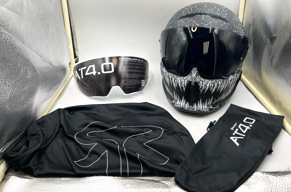 RUROC ATLAS 4.0 CARBON FIBER MOTORCYCLE HELMET - JORMUNGANDR- L/XL