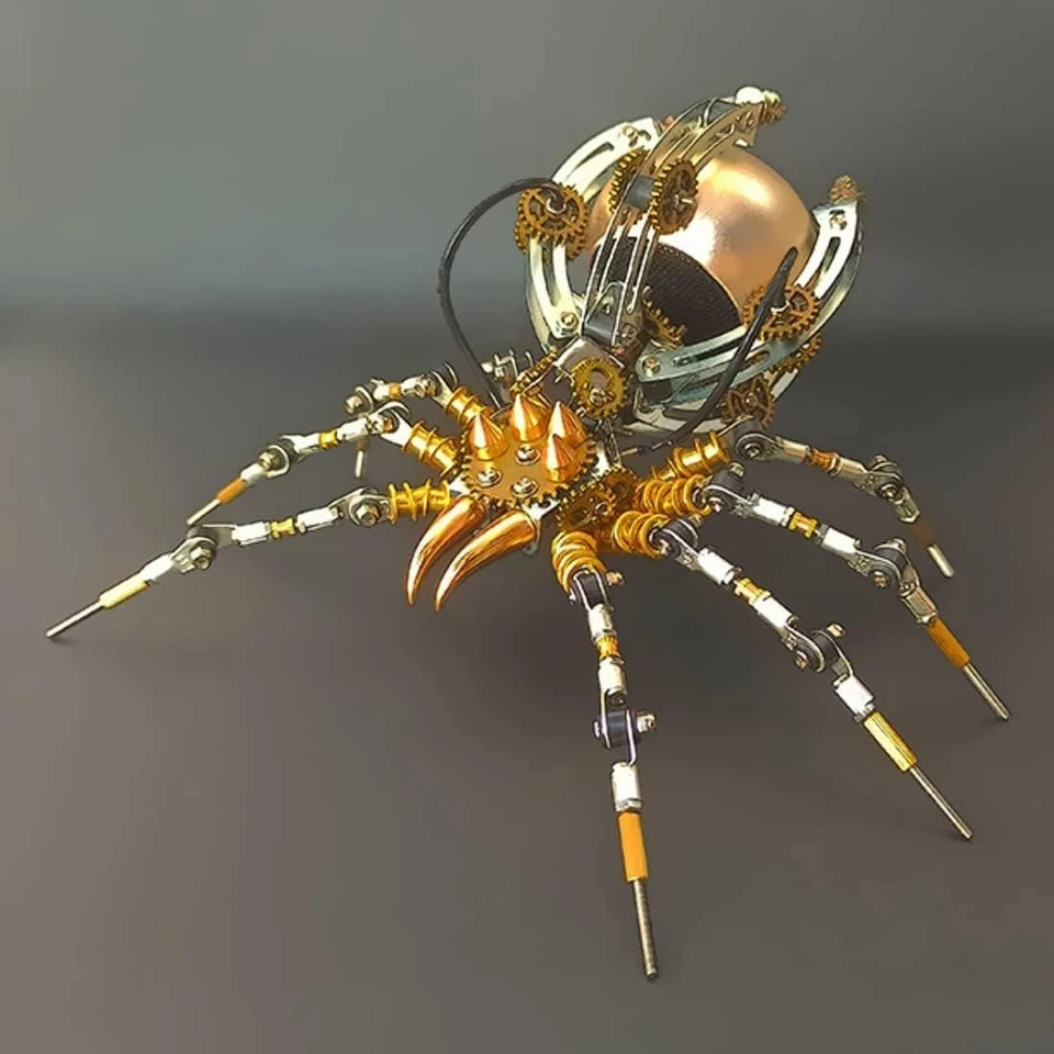 3D Metal Puzzle Spider with Speaker for Adults, Assembly 3D Metal Model with Too - image 2 of 4