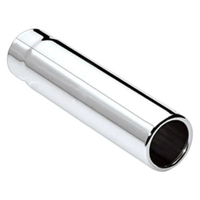 Exhaust Tip Hi-Polished Series Stainless Steel Pencil Round Straight Cut Exhaust