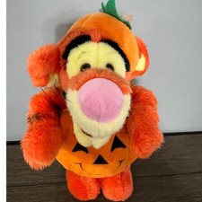 Disney Winnie the Pooh Tigger in Halloween Pumpkin Costume Plush