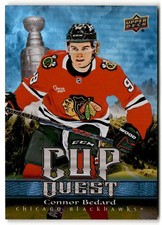 2025-2026 UD Series 1  Cup Quest Connor Bedard #CQ-12 Blackhawks