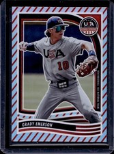 2024 Panini Stars & Stripes USA Baseball Grady Emerson #48