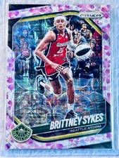 2025 WNBA Prizm Cherry Blossom 🌸 14/20 BRITTENY SYKES #121 Storm 🔥 FOTL