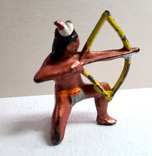 Toy Indian Soldier Lead 1930s Manoil Barclay USA 755