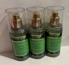 3 Bath  Body Works Waikiki Beach Coconut Mist 2.5 Fl Oz