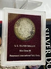 ICY~MS65 PL 1884 O MORGAN S$1~VINTAGE PARAMOUNT CAPSULE~90% SILVER~U.S. COIN