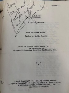 Annie(readthru script’77)/AnnieII:Hannigan’s Revenge(rehearsal script 11/1/89)