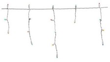 Christmas LED Icicle Lights Set,Micro,Twinkling Multi-Color,105-Ct. - 47912-88