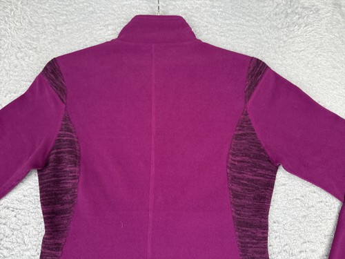 The North Face Sweater Womens XS Purple Fleece Snap Henley Pullover Pockets - Picture 14 of 16