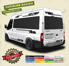 MOUNTAIN STRIPE STICKERS For TRANSIT Mk6 Mk7 LWB (2000-2014) MOTORHOME CAMPER