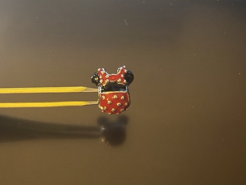 NEW Genuine 925 Silver Pandora Disney Parks Minnie Icon Enamel Charm