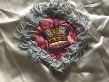 HMS Ganges vintage silk table runner