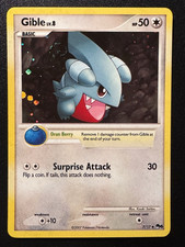 Gible 7/17 POP Series 6 Promo Pokemon Card Cosmos Holo Foil Rare Swirl Near Mint