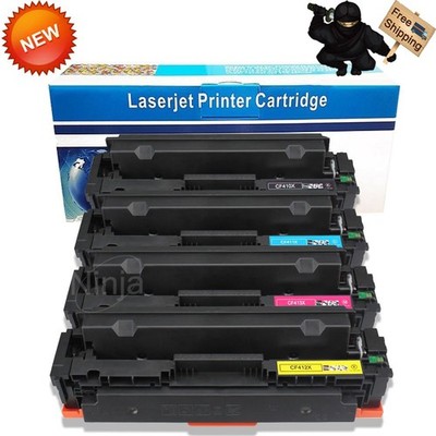 4PK CF410X CF411X CF412X CF413X Toner Set for HP 410X M452 M477