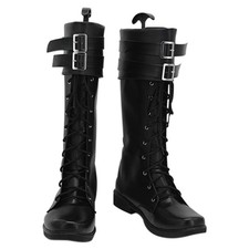 The Christmas Chronicles Santa Claus Black Boots Xmas Halloween Cosplay Shoes