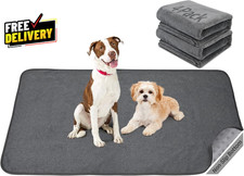Reusable Pee Pads for Dogs 24X48 4 Pack Washable Puppy Pads Absorb Dog Mats
