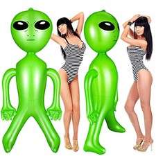 1 Piece 63 Inch Giant Inflatable Alien Blow up Jumbo Green Inflate Alien for