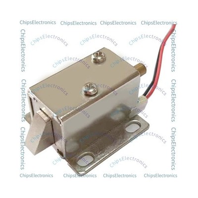DC 12V Electromagnetic Electric Control Push-Pull Cabinet Drawer Door Lock