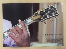 B.B. KING and Lucille GUITAR Poster GOLDEN PERIOD