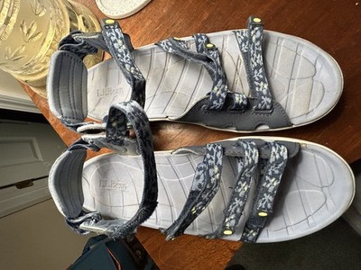 LL BEAN Women's Discovery Sandals Strap Size 8