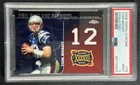 TOM BRADY PSA 9 2008 TOPPS CHROME #DYNC-TB DYNASTIES PATRIOTS 5004